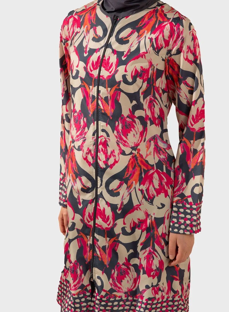 Mayo Bella by Modanisa Button Down Tunic & Pants Set