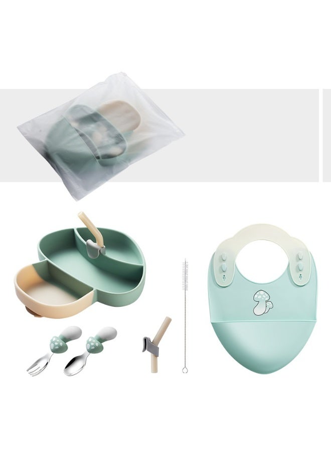 Nariele New Creative Children's Cartoon Silicone Plate Set of Six