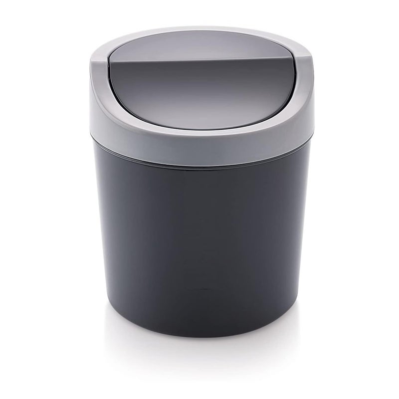 PUTHAK Multiuse Mini Trash Dustbin for Study Table Washroom Bedroom Office Dressing Room Pack of 1 Random Color Will Be Sent  - Image 3
