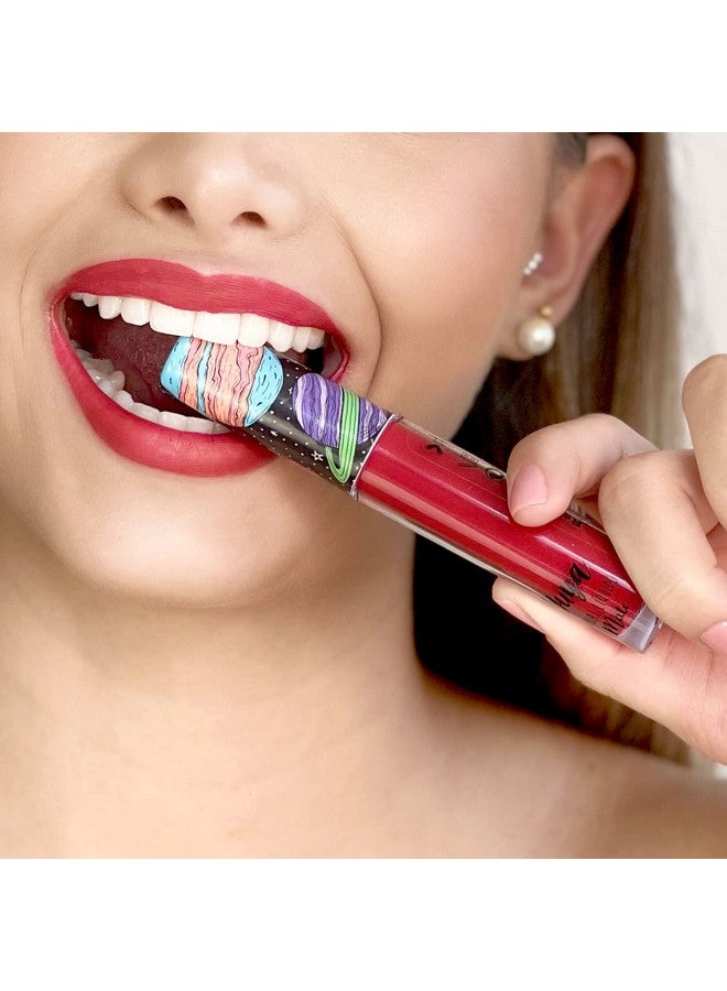 YuYa Cosmetics Republics Set Of 2 "Bonita" Liquid Lipsticks With Exclusive Distinctive Design On Cap Sleek Matte Finish Longlasting Formula And Easy To Apply. - Image 4
