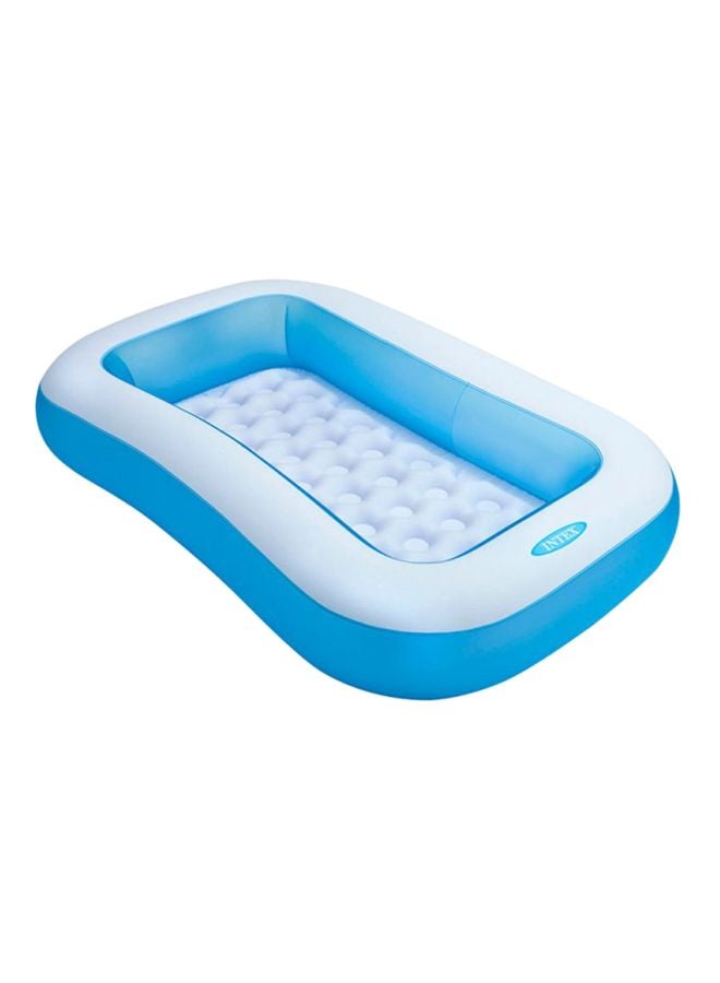 INTEX Inflatable Rectangular Pool 57403 166x100x25cm - Image 1