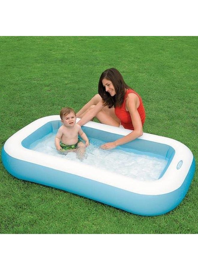 INTEX Inflatable Rectangular Pool 57403 166x100x25cm - Image 3