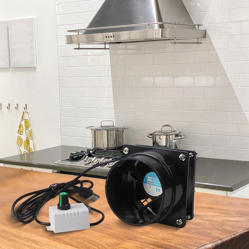 Adjustable Speed USB Fume Extractor Fan Only Fan For Soldering Welding Kitchen Bathroom - Image 5