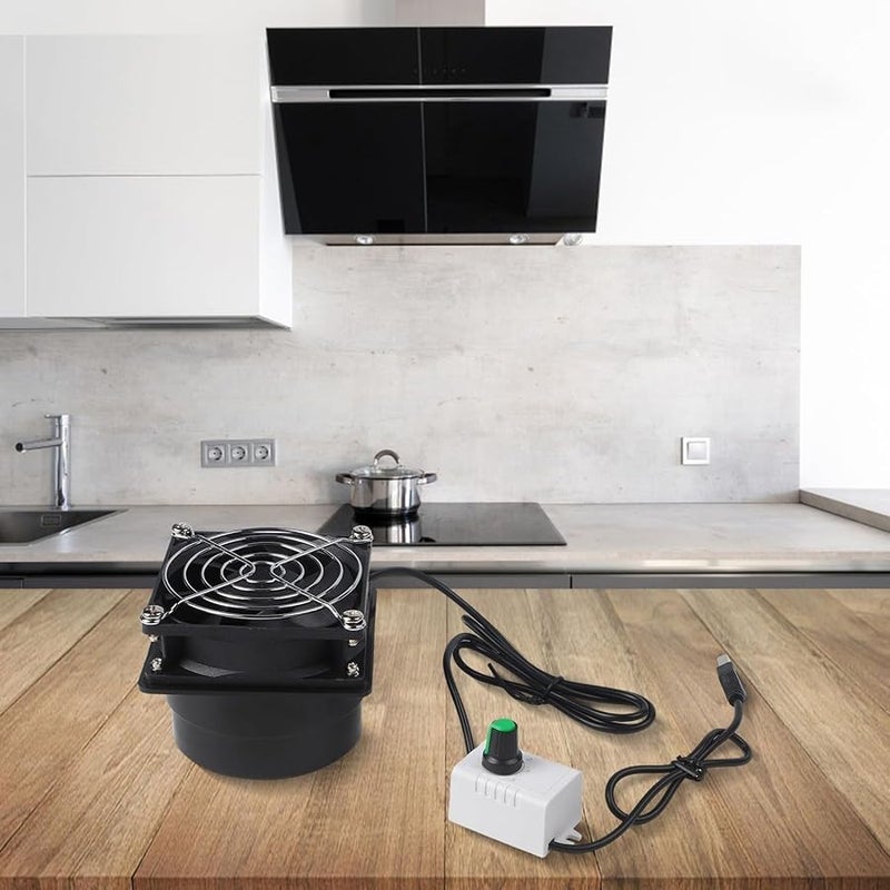 Adjustable Speed USB Fume Extractor Fan Only Fan For Soldering Welding Kitchen Bathroom - Image 4