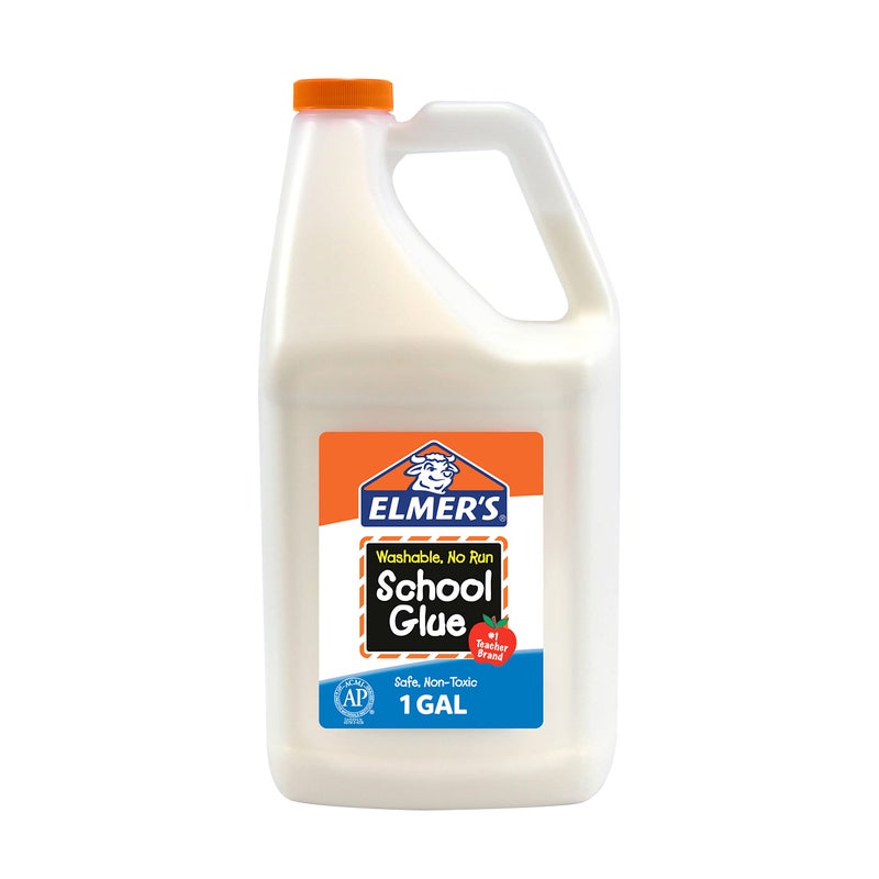 ELMER'S Elmers Liquid School Glue Washable 1 Gallon 1 Count  Great for Making Slime - Image 1