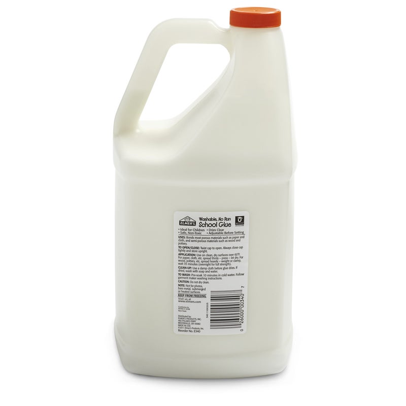 ELMER'S Elmers Liquid School Glue Washable 1 Gallon 1 Count  Great for Making Slime - Image 2