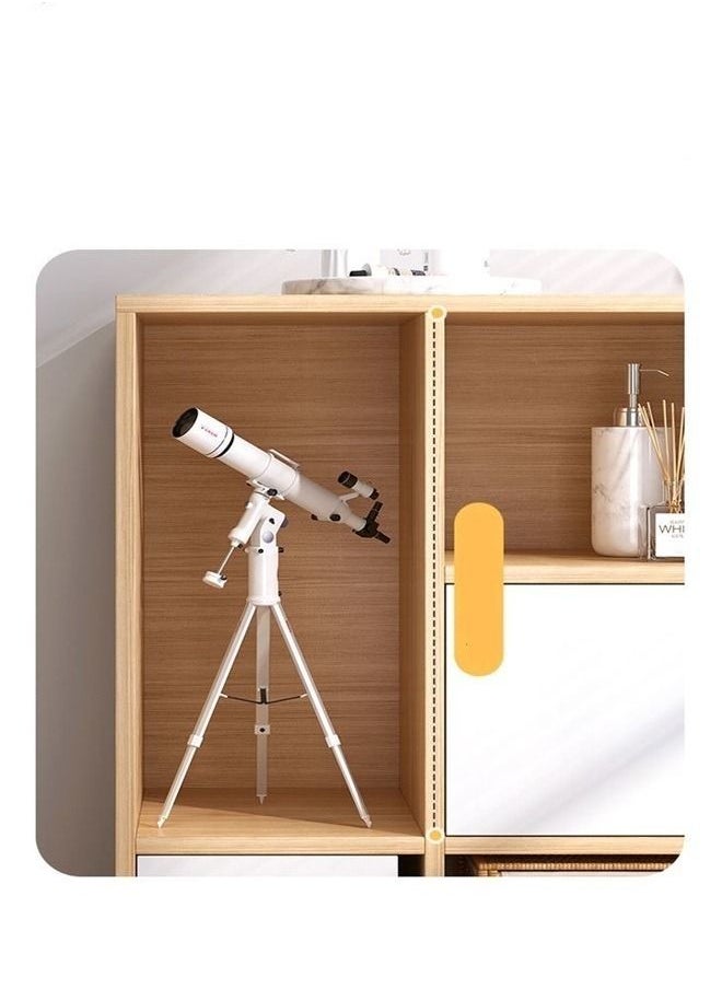 C&C Home Multipurpose Modern Design Storage Rack Spacious Wood Bookcase Home Decoration Items Storage Stand Bookshelf Floor Rack Display Rack for Living Room Bedroom Home Office 140x24x80 cm  - Image 4