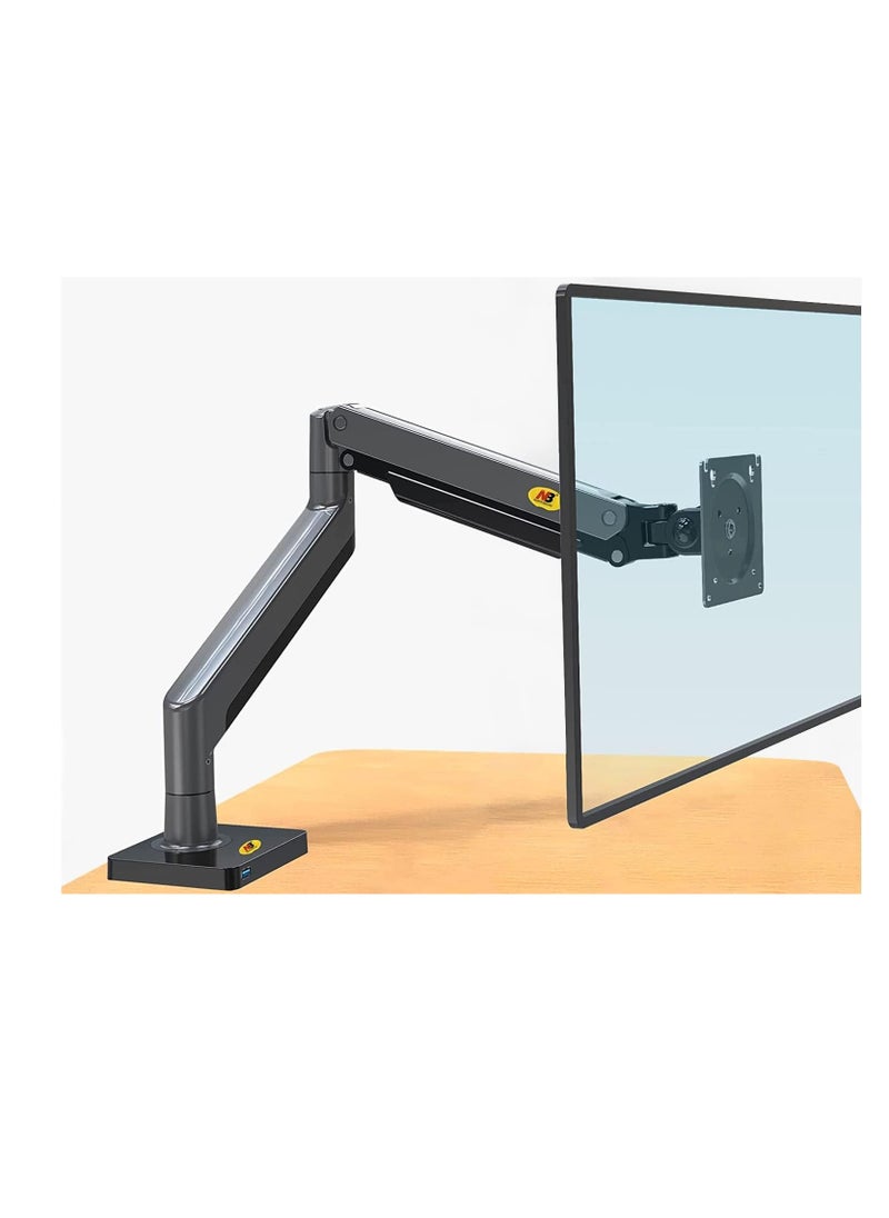 Generic G45 TV/Monitor Stand 22–40" – Matte Charcoal | Sleek Desktop Mount with Adjustable Height & Tilt  - Image 1