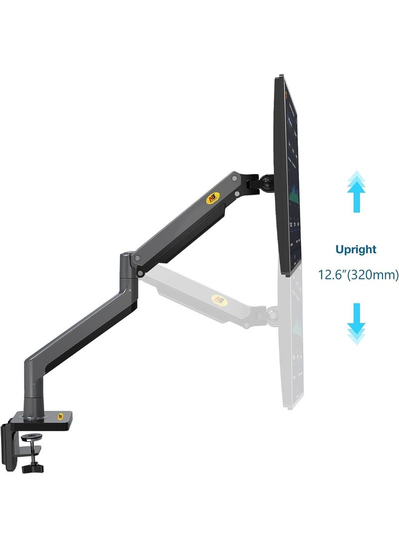 Generic G45 TV/Monitor Stand 22–40" – Matte Charcoal | Sleek Desktop Mount with Adjustable Height & Tilt  - Image 3