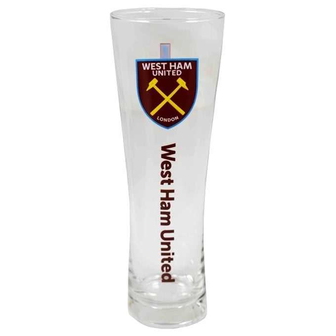 OFFICIAL FOOTBALL CREST TALL PINT GLASS