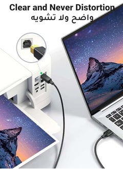 MOWSIL Printer Cable 1.8 Mtr, Braided USB 2.0 A to USB B Male Cable Compatible with USB Type B Printers and Scanners Epson, HP DeskJet/Envy, Canon, Lexmark, Samsung, Dell, Brother, DAC,  - Image 2