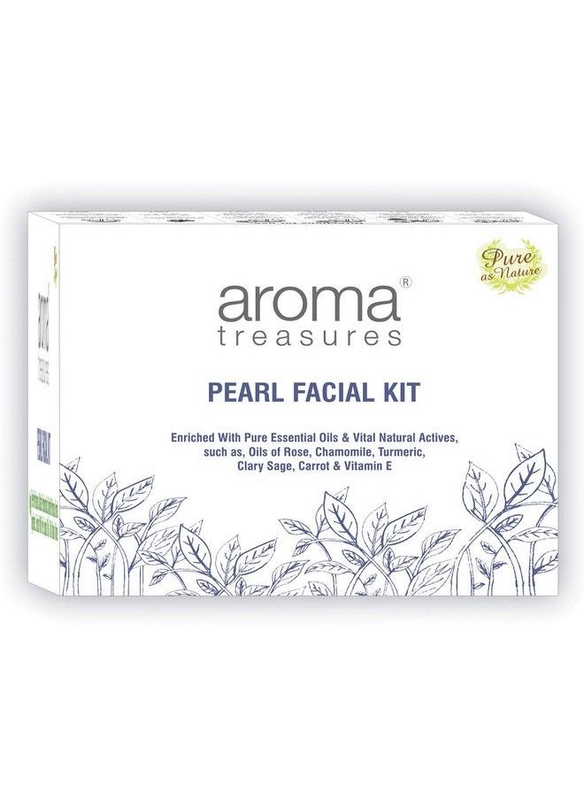 Aroma Treasures One Time Use Pearl Facial Kit For All Skin Type  - Image 3
