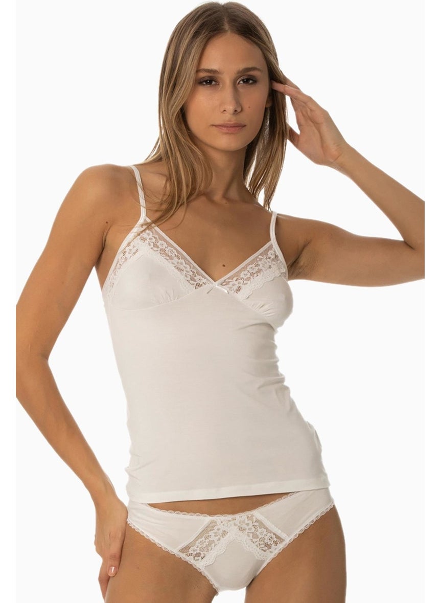 pierre cardin Lace Combed Cotton Undershirt Panties / Camisole Set - 350  - Image 1