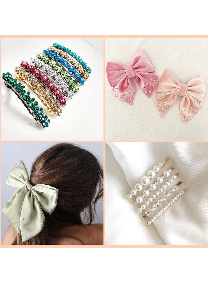 RTYY 4 أوراق من أحجار الراين اللاصقة للوجه وأحجار الراين اللاصقة للأظافر وأحجار الراين للشعر واللؤلؤ والإكسسوارات وأحجار العين والمجوهرات لمهرجان المكياج، وملصقات أحجار الراين واللؤلؤ للوجه والشعر والعين - Image 4