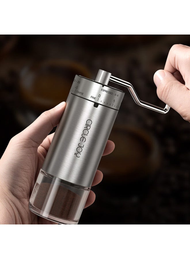 CircleJoy Circle Joy Steel Core Hand-cranked Coffee Grinder, Portable Coffee Maker, Coffee Pot, Pour-over Kettle Set - Image 4