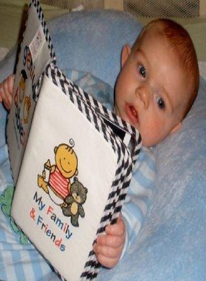 Genius Baby Toys Baby's My First Photo Album of Family & Friends - Image 2