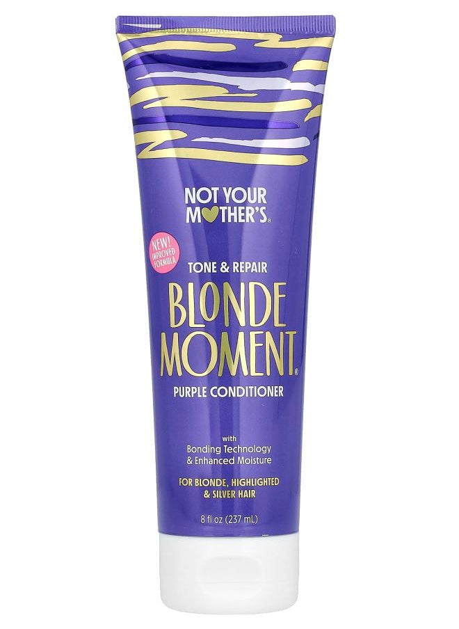 Not Your Mother's Blonde Moment Tone & Repair Purple Conditioner For Blonde Highlighted & Silver Hair 8 fl oz (237 ml) 