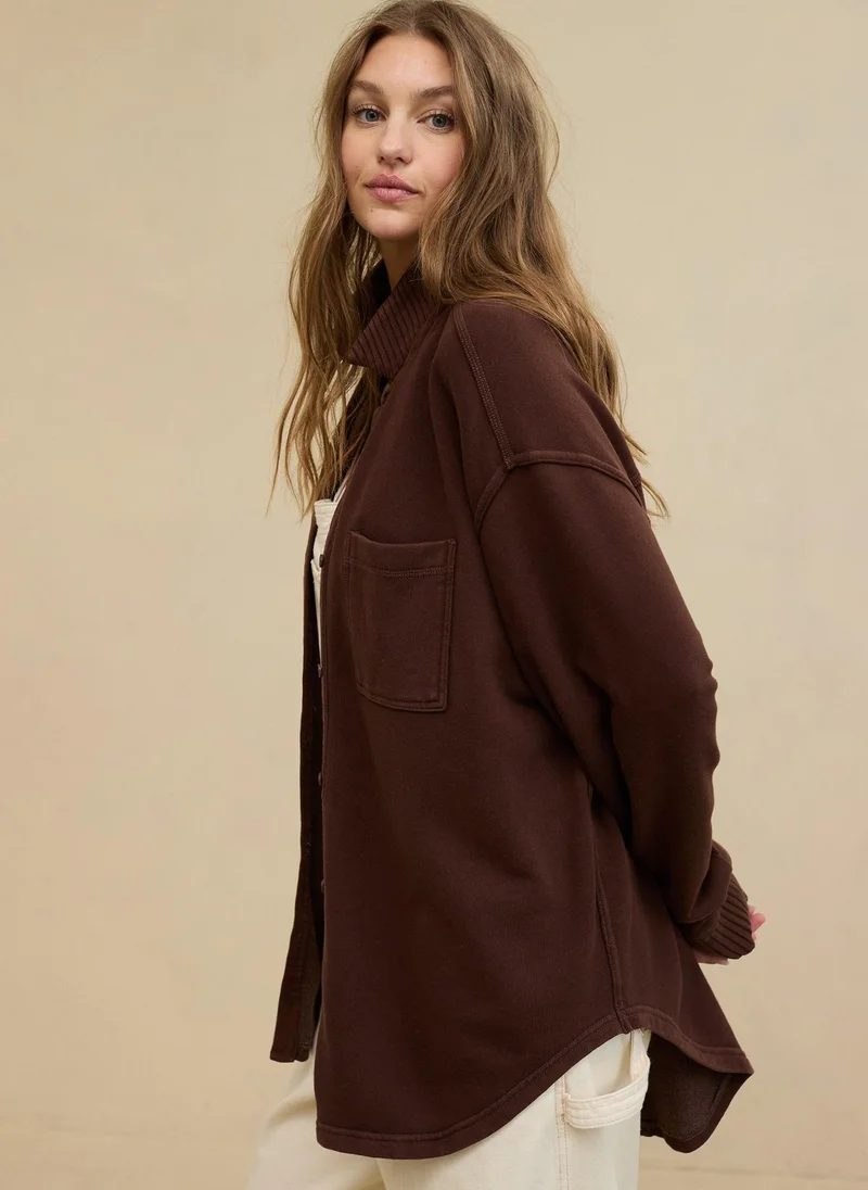 Aerie Lumberjane Fleece Button Down Shirt