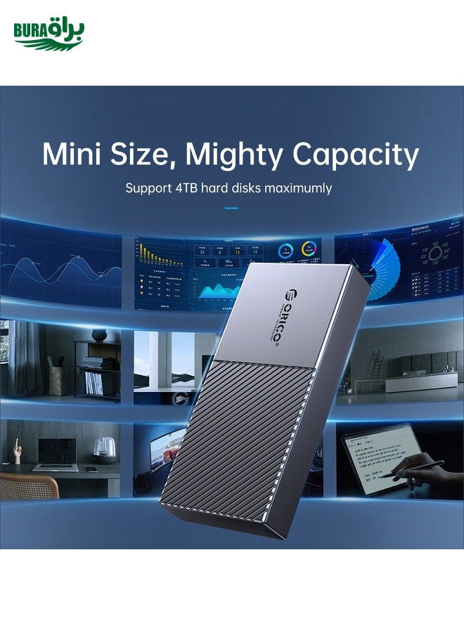 ORICO M206C3-G2-RG 10Gbps USB3.1 Gen2 Type-C M.2 NVMe SSD Enclosure(Gold)