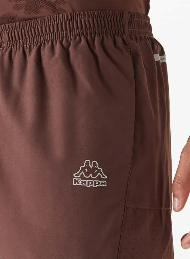 Kappa Kappa Logo Detail Shorts with Elasticated Waistband and Pockets