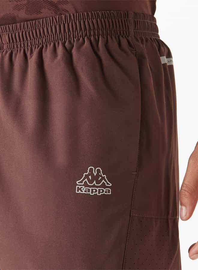 Kappa Logo Detail Shorts with Elasticated Waistband and Pockets - Image 4