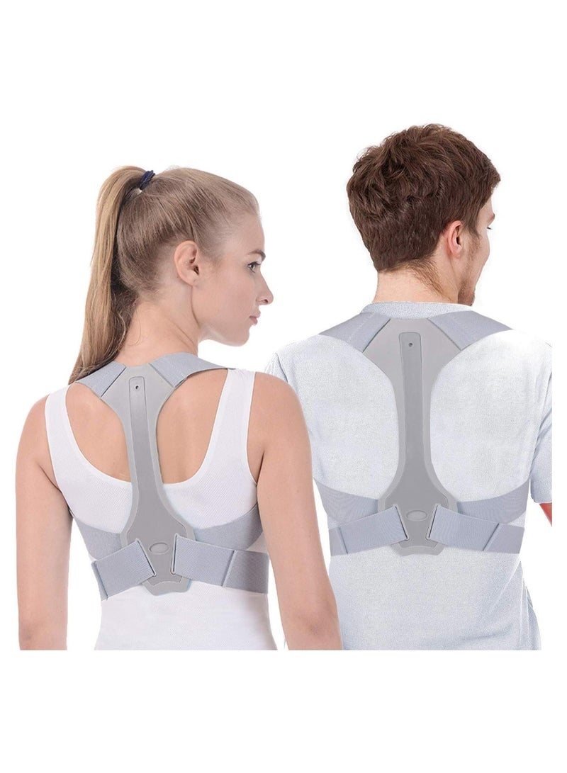 Zimtal Posture Corrector for Men and Women FDA Approved Adjustable Upper Back Brace for Support and Spinal Alignment, Providing Shoulder-Neck-Back Pain Relief(Large) - Image 1