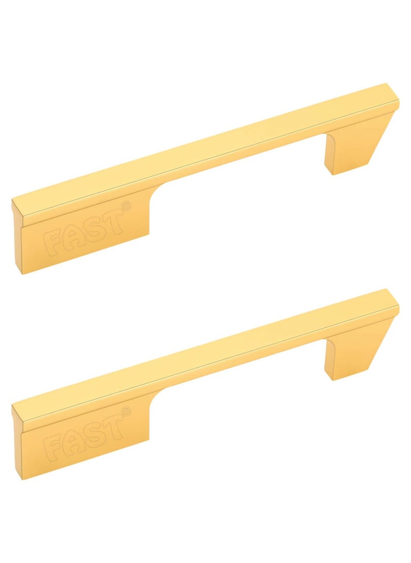 FAST FAST CP501A Aluminium Gold Cabinet Pull Handles and Wardrobe Door Handle Pack of 2pcs 6 Inch  - Image 1