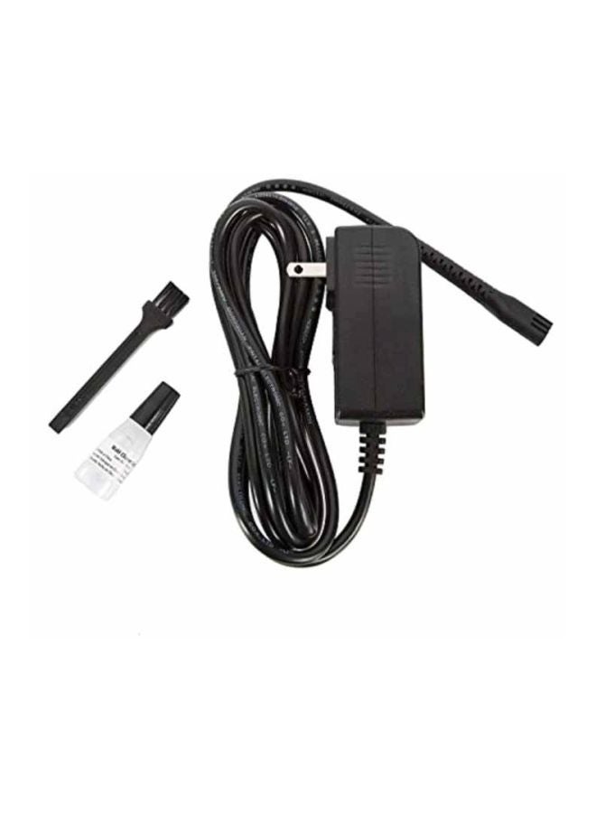 5 Star Professional Magic Hair Clipper,Corded & Cordless,StaggerTooth Blade,8 Premium Guide Combs,3-Pin GCC Plug,Maroon/Silver (0.8–2.5mm) - Image 4