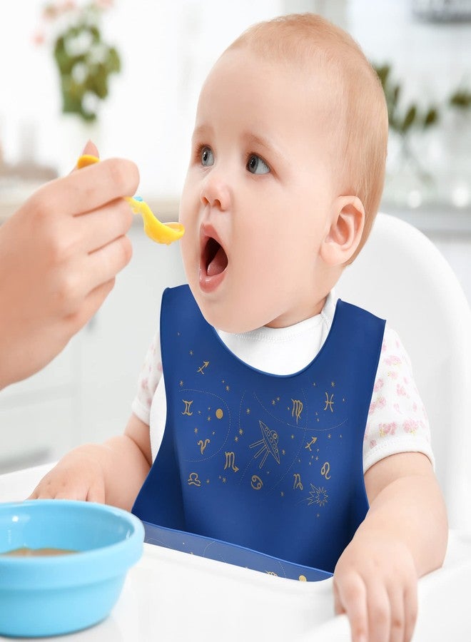مريلة أطفال من السيليكون المقاوم للماء من GAJIGAJI، سهلة التنظيف وسريعة الجفاف، ناعمة ومريحة، تحافظ على نظافة الطفل (لون وردي) - Image 5