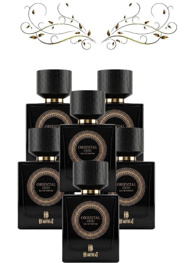 Heartbeat 6 Pieces Oriental Oud Perfume 100ML - Image 1