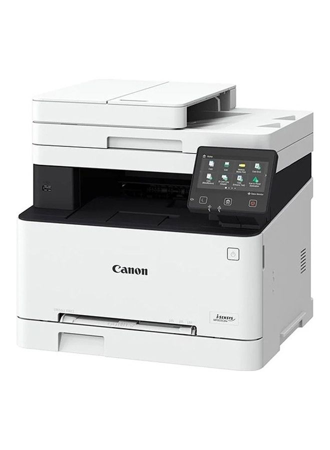 Canon I-SENSYS MF655CDW A4 Colour Multifunction Laser Printer 21PPM 600X600 F/R USB/RETE/WI-FI PCL5C/6 White - Image 1