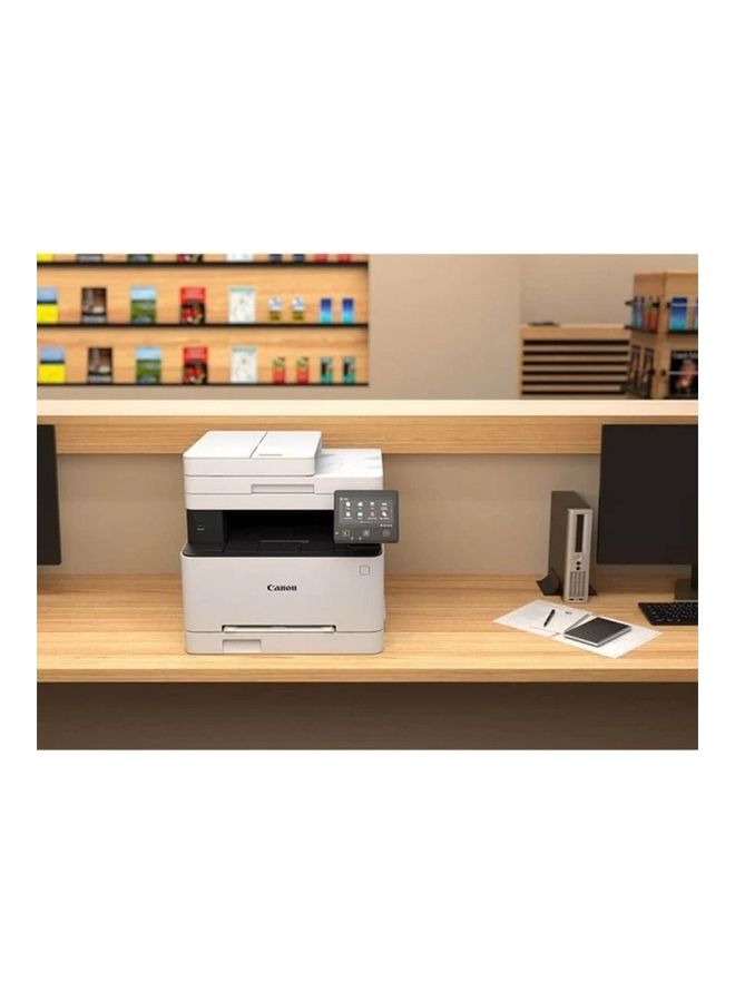 Canon I-SENSYS MF655CDW A4 Colour Multifunction Laser Printer 21PPM 600X600 F/R USB/RETE/WI-FI PCL5C/6 White - Image 4