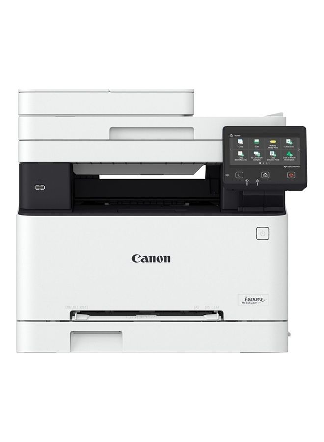 Canon I-SENSYS MF655CDW A4 Colour Multifunction Laser Printer 21PPM 600X600 F/R USB/RETE/WI-FI PCL5C/6 White - Image 2