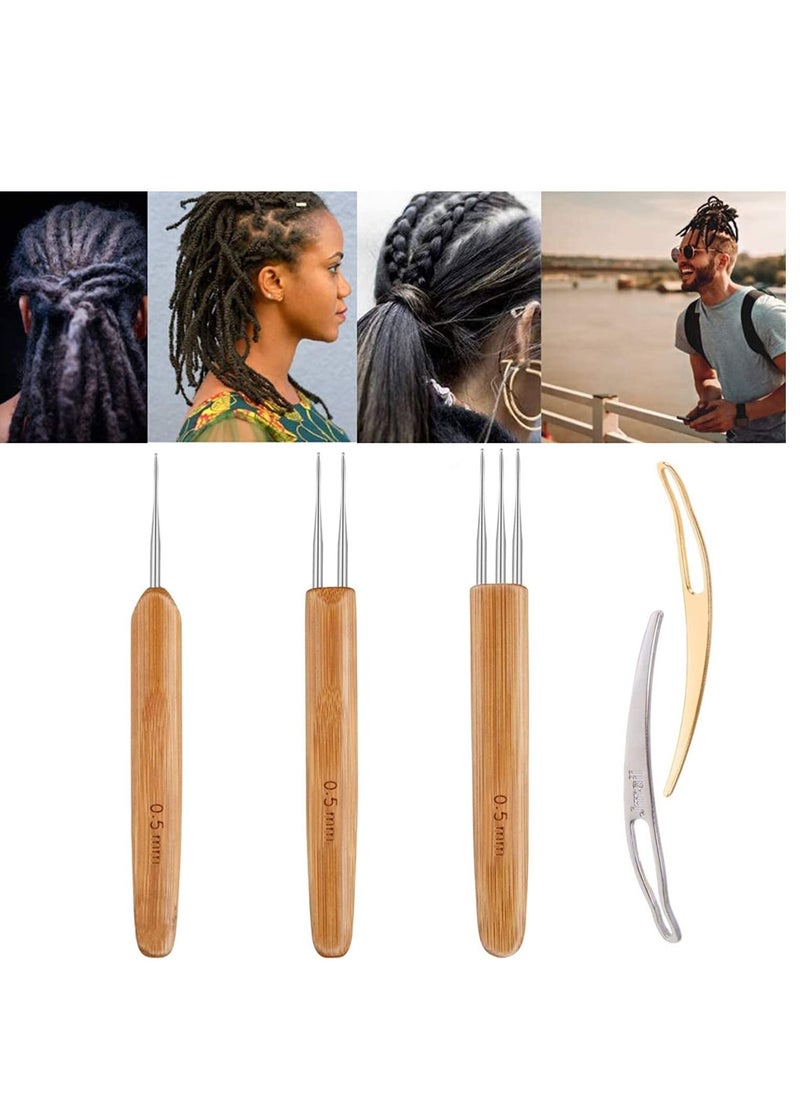 Y&D Crochet Tool for Braid Knitting Hook Interlocking Handicraft Extension Tightening Accessories Hair Necessities, Practical and Convenient Worth Having 0.5 mm  - Image 1