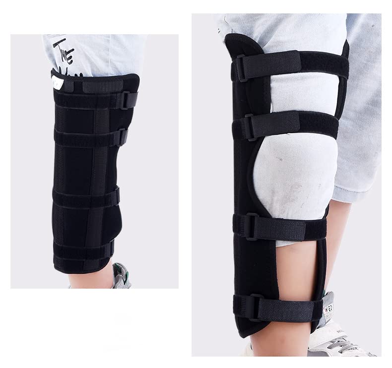 PURFUN Kids Knee Immobilizer Leg Stabilizer Long Adjustable Knee Splint Arthritis Sprain Night Sleep Knee Leg Support Injury Recovery Knee Brace for 5-7 Yrs - Image 2