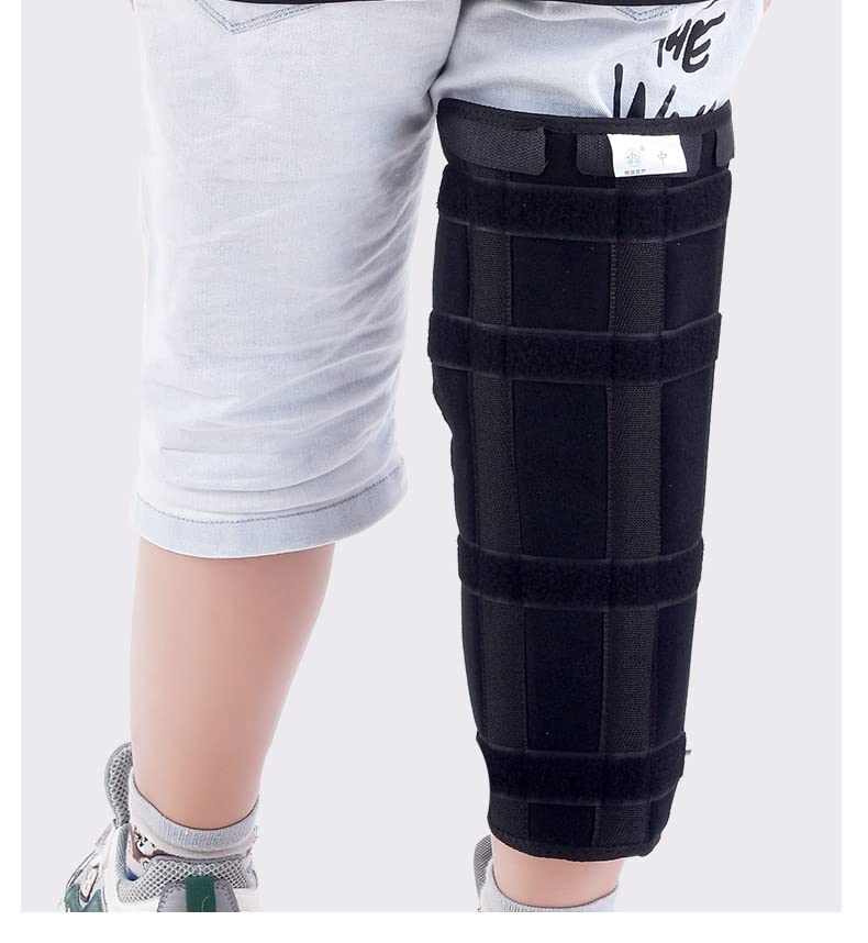 PURFUN Kids Knee Immobilizer Leg Stabilizer Long Adjustable Knee Splint Arthritis Sprain Night Sleep Knee Leg Support Injury Recovery Knee Brace for 5-7 Yrs - Image 3
