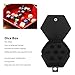 Fockety 7 Dice Case Box Tray Storage Holder for DND Dice Set for D and D Dungeons and Dragons Dice Storage Case Individual Metal or Plastic Polyhedral Dice Display Case - Image 4