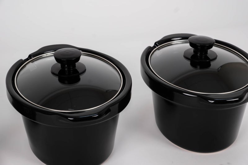 CULINARY CHEF, Triple Slow Cooker, Buffet Server 3 Pot, Food Warmer - Stainless - Image 5