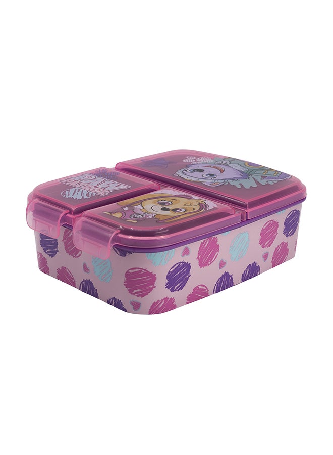 STOR PawPatrol Triple Compartment Lunch Box Sandwich Box for kids extra durable with easy lock mechanism - Image 1