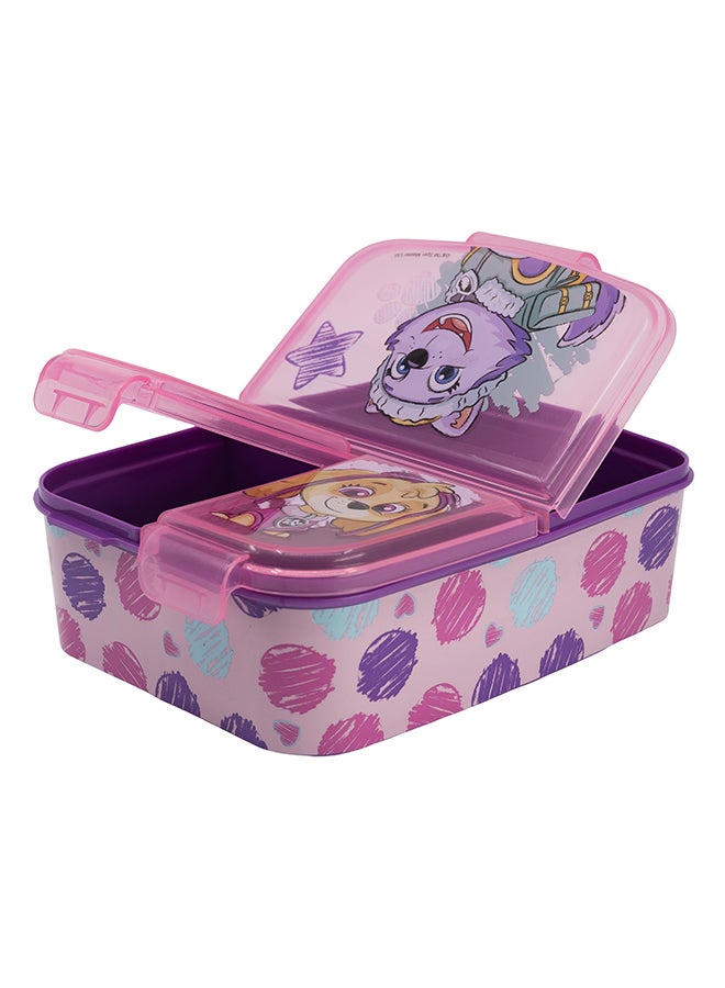 STOR PawPatrol Triple Compartment Lunch Box Sandwich Box for kids extra durable with easy lock mechanism - Image 3