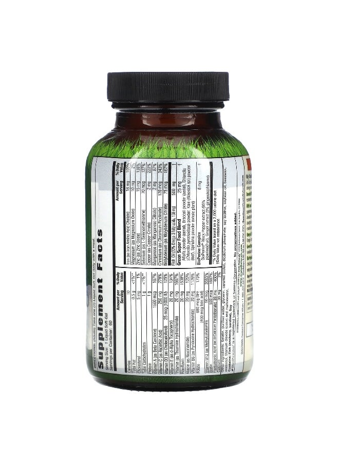 Irwin Naturals Irwin Naturals, Only One, Liquid-Gel Multi with Iron, 60 Liquid Soft-Gels  - Image 2
