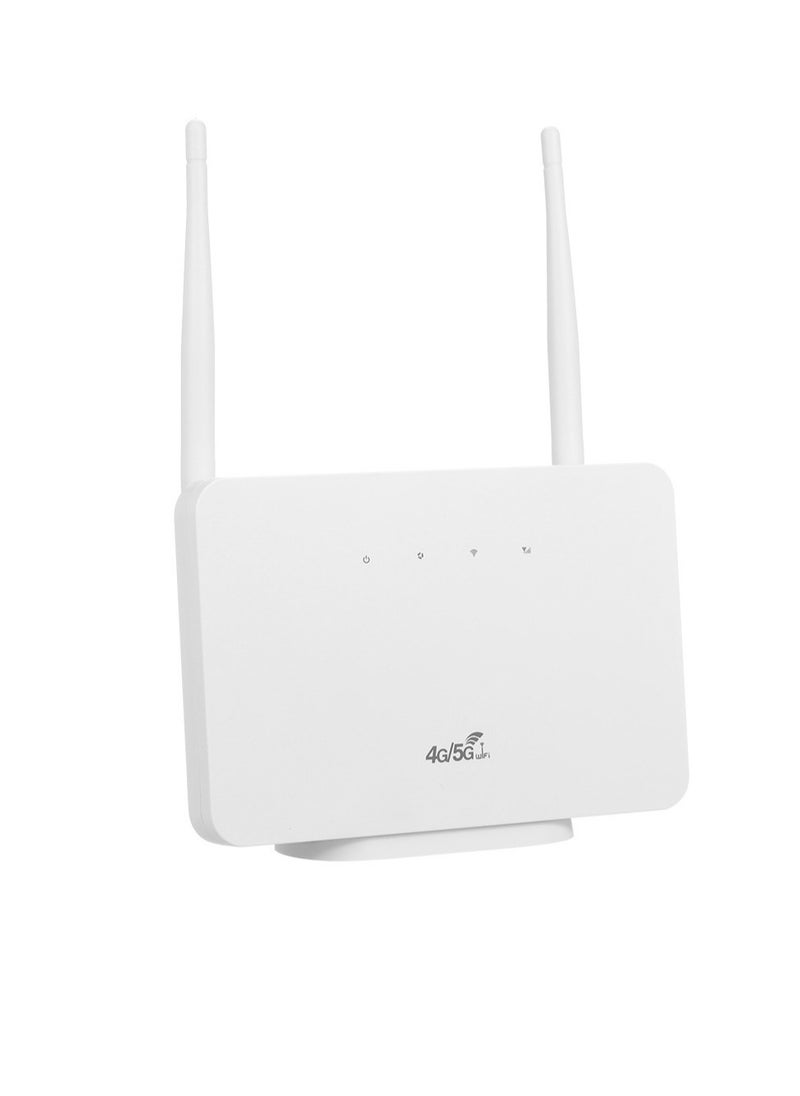 Generic - 4G Wireless Router LTE CPE Router 300Mbps Wireless Router with 2 High-gain External Antennas SIM Card Slot UK Plug - Image 1