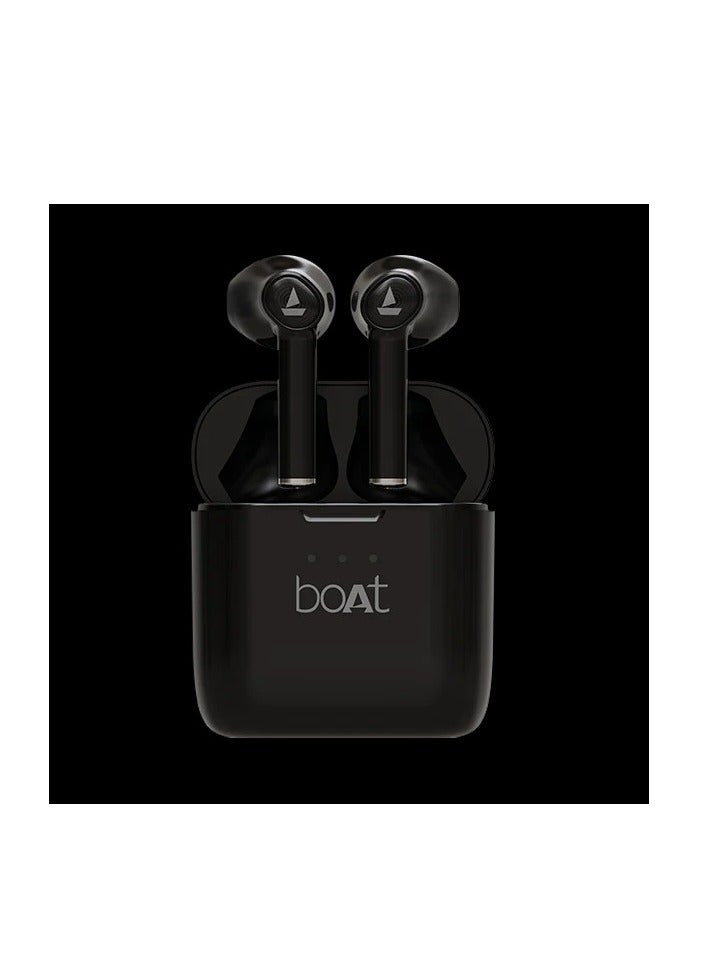 Airdopes 131 with upto 60 hours and ASAP Charge Bluetooth  (Active Black, True Wireless) Black