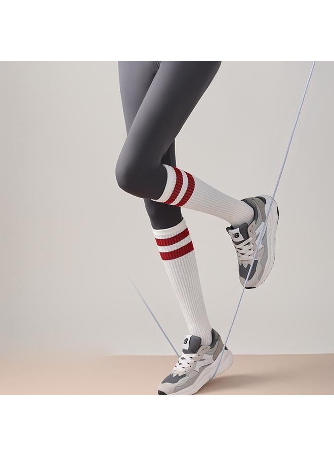 Bluejw New Long-tube Yoga Socks Pressure Calf Socks Professional Non-slip Five-finger Pilates Autumn And Winter Fitness High-tube Toe Socks - Image 4