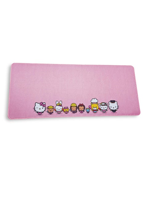 Gaming Mouse Pad , Hello Kitty Theme ( 70cmx30cmx2mm ), HD Printing Style Desk Mat, Mouse and Keyboard Pad Extended, Waterproof Fabric Surface Mouse Pads for Desk, Anti-Slip Rubber Base