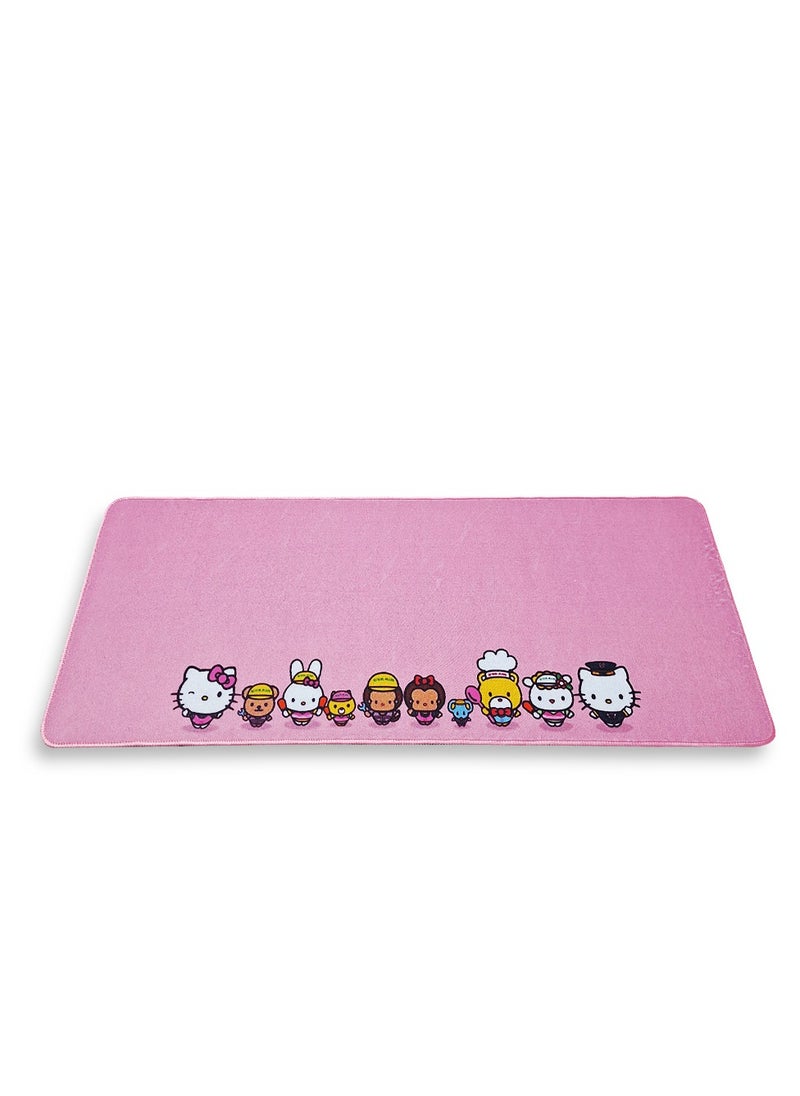 Gaming Mouse Pad , Hello Kitty Theme ( 70cmx30cmx2mm ), HD Printing Style Desk Mat, Mouse and Keyboard Pad Extended, Waterproof Fabric Surface Mouse Pads for Desk, Anti-Slip Rubber Base