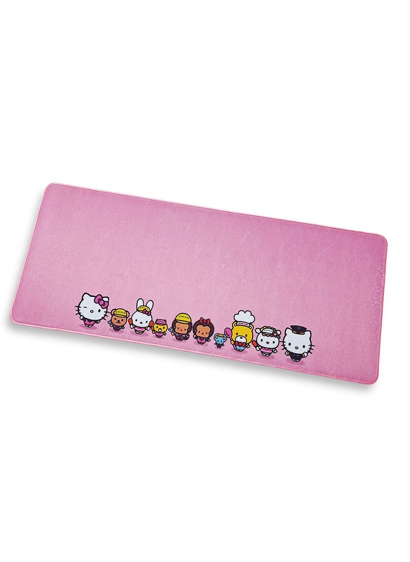 Gaming Mouse Pad , Hello Kitty Theme ( 70cmx30cmx2mm ), HD Printing Style Desk Mat, Mouse and Keyboard Pad Extended, Waterproof Fabric Surface Mouse Pads for Desk, Anti-Slip Rubber Base