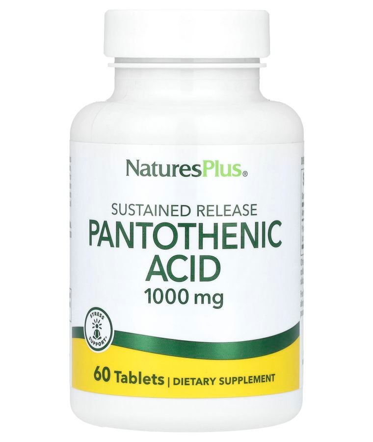 Pantothenic Acid 1000 mg 60 Tablets