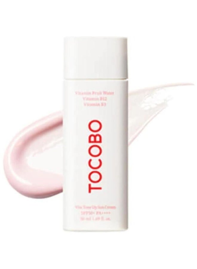 TOCOBO Vita Tone Up Sun Cream SPF50+ PA++++ 2.82oz / 50ml Vegan Sunscreen - Image 5