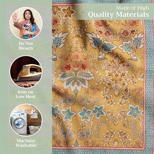 Maison d' Hermine Cloth Napkins Set of 4 100% Cotton Everyday Reusable Square Napkins Cloth Washable, Dinner, Party, Wedding, Restaurant, Spring/Summer (Marquise, 20" x 20") - Image 3